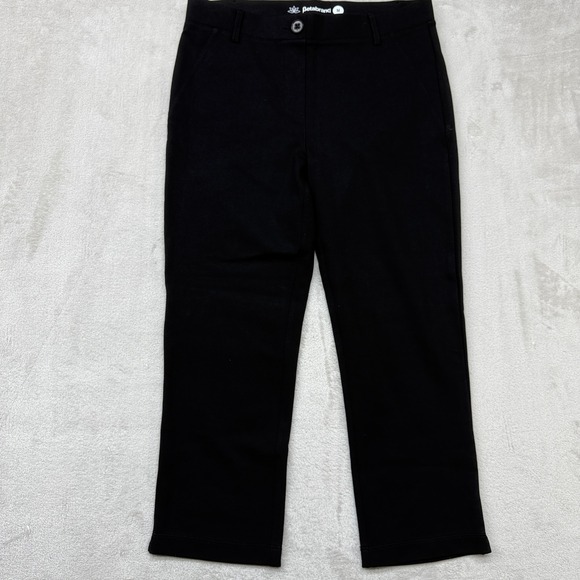 Betabrand Pants - Betabrand Pants Women's Medium Dress Pant Yoga Pants Black Straight Leg Cropped